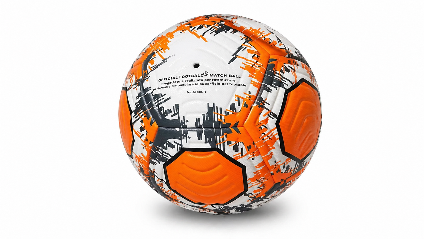 Pallone ufficiale Footable 2026 nero e arancione + SACCA OMAGGIO
